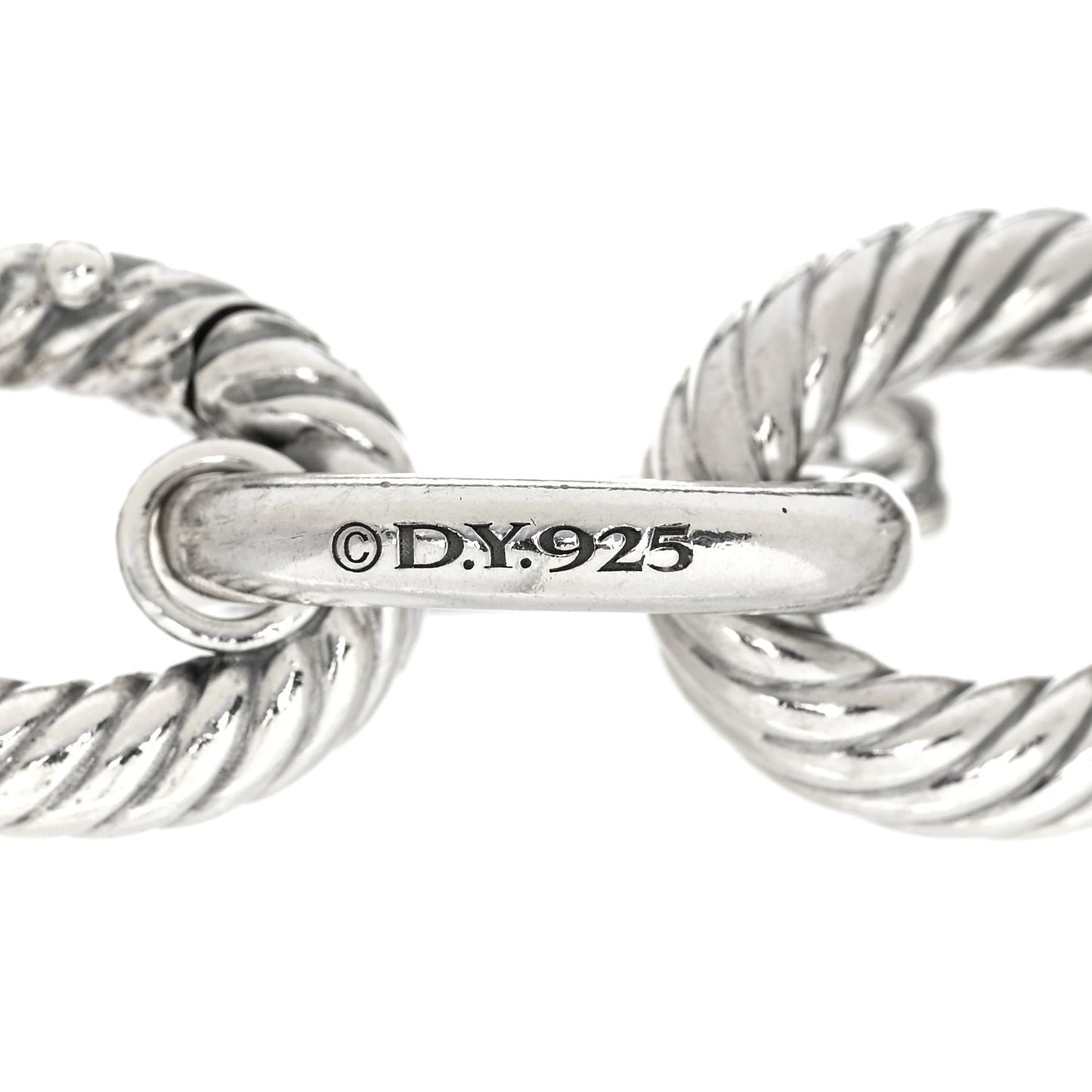 Sterling Silver 17mm Extra Large Oval Link Bracelet
