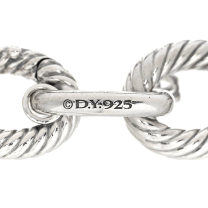David Yurman Sterling Silver 17mm Extra Large Oval Link Bracelet 3 of 4