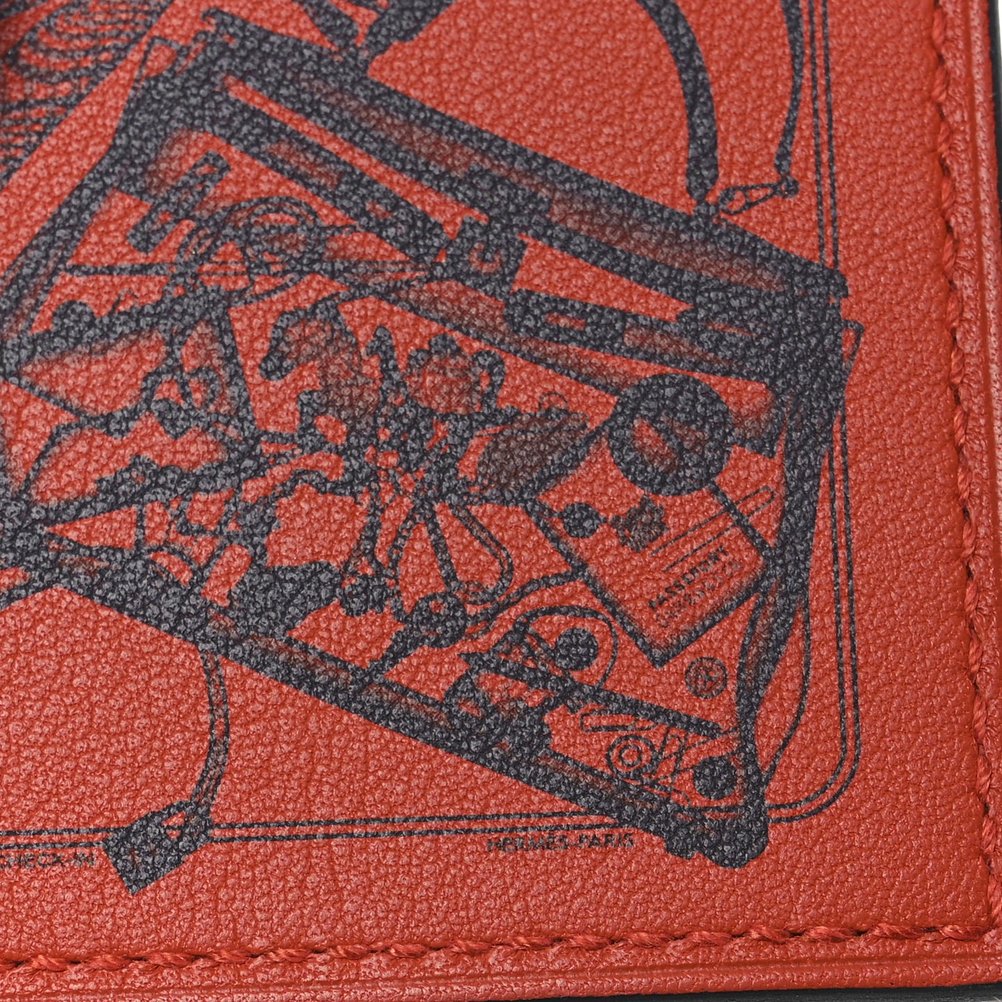Swift Please Check in Carre Nano Bag Charm Terre Battue