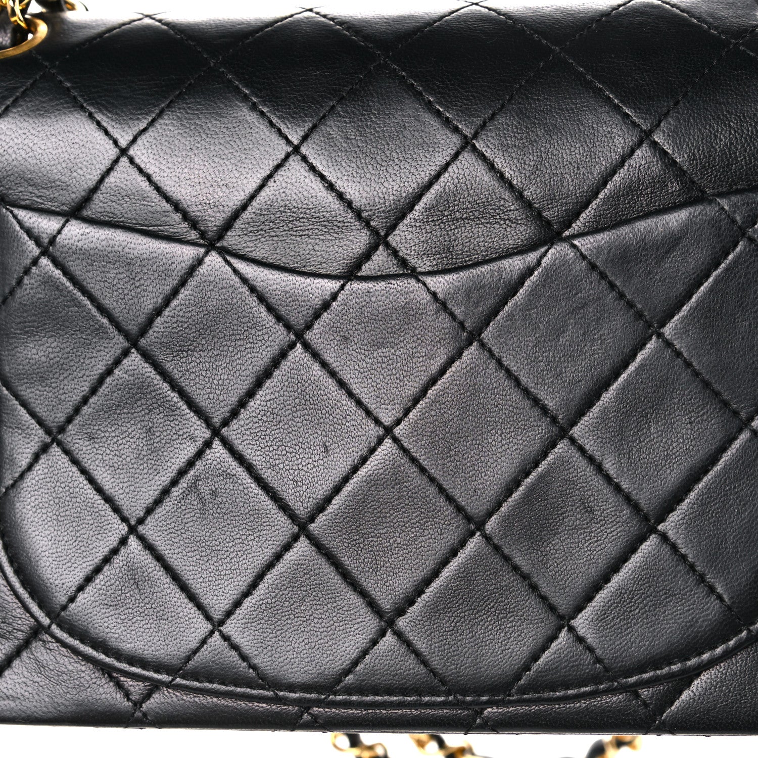 Chanel Lambskin Quilted Small Double Flap Black 7 of 18
