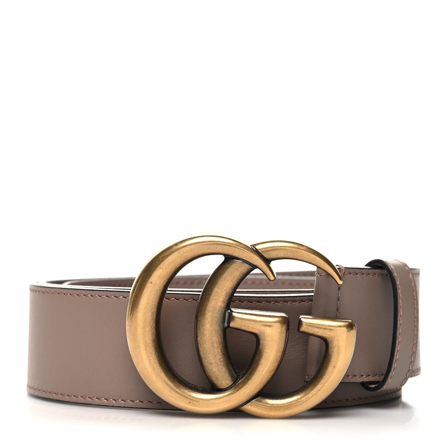 Gucci Calfskin Double G 40mm Belt 90 36 Porcelain Rose 1 of 5
