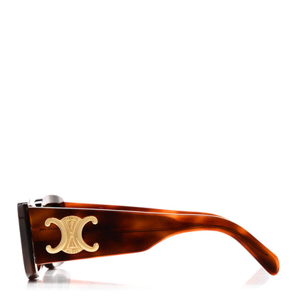 Celine Acetate Triomphe XL 01 Sunglasses CL40282U Tortoise 3 of 7
