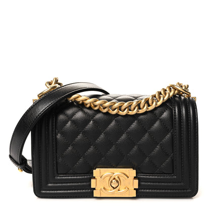 Chanel Caviar Quilted Small Boy Flap Black 1 of 10