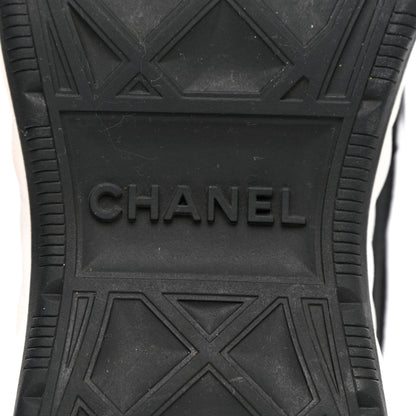Chanel Velvet Calfskin Mixed Fibers CC Sneakers 41 Black 8 of 17