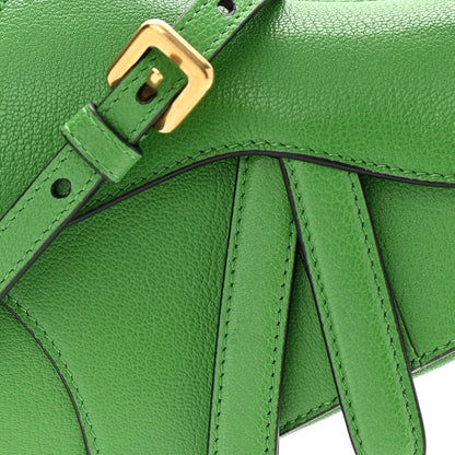Christian Dior Goatskin Micro Saddle Bag Green 15 of 19