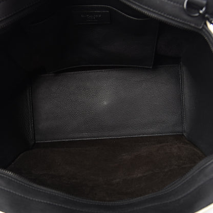 Saint Laurent Calfskin Small Monogram Downtown Cabas Black White 4 of 8