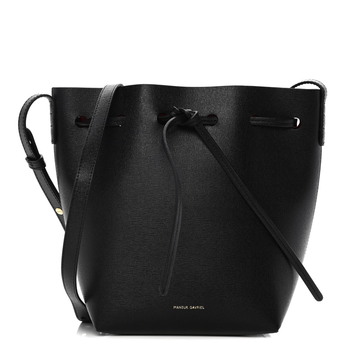 Saffiano Bucket Bag Black Flamma