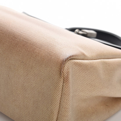 Hermes Toile Vache Calfskin Herbag 30 PM Bag Natural Black 11 of 11