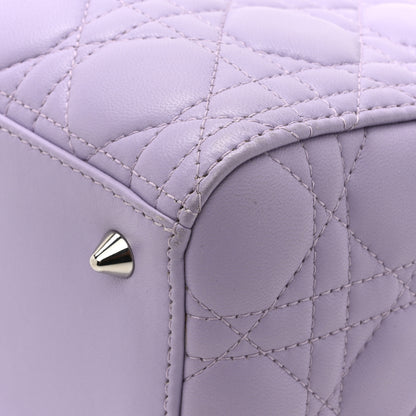 Christian Dior Lambskin Cannage Medium Lady Dior Purple 11 of 12