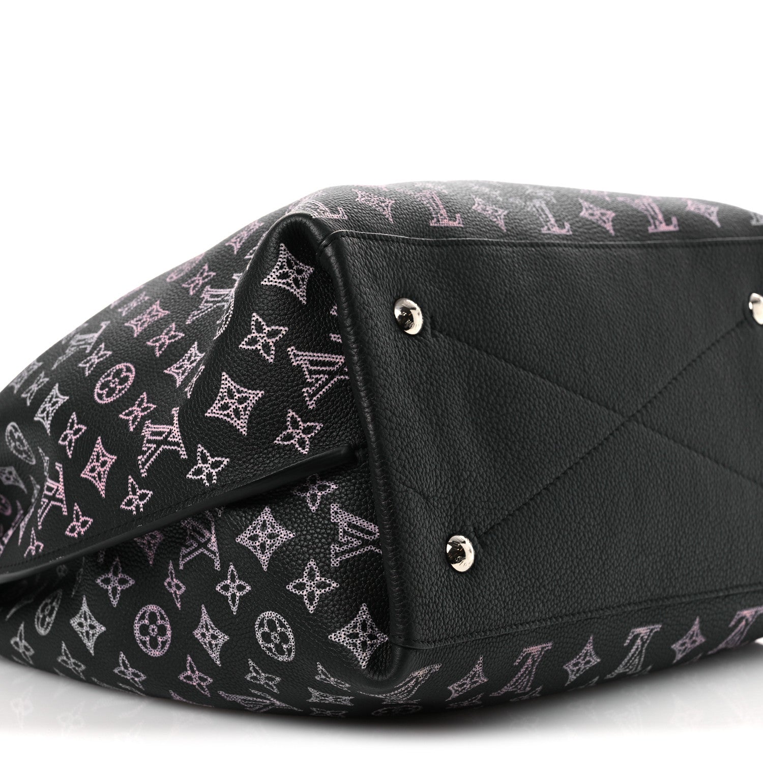 Louis Vuitton Mahina Carmel Hobo PM Black 8 of 9
