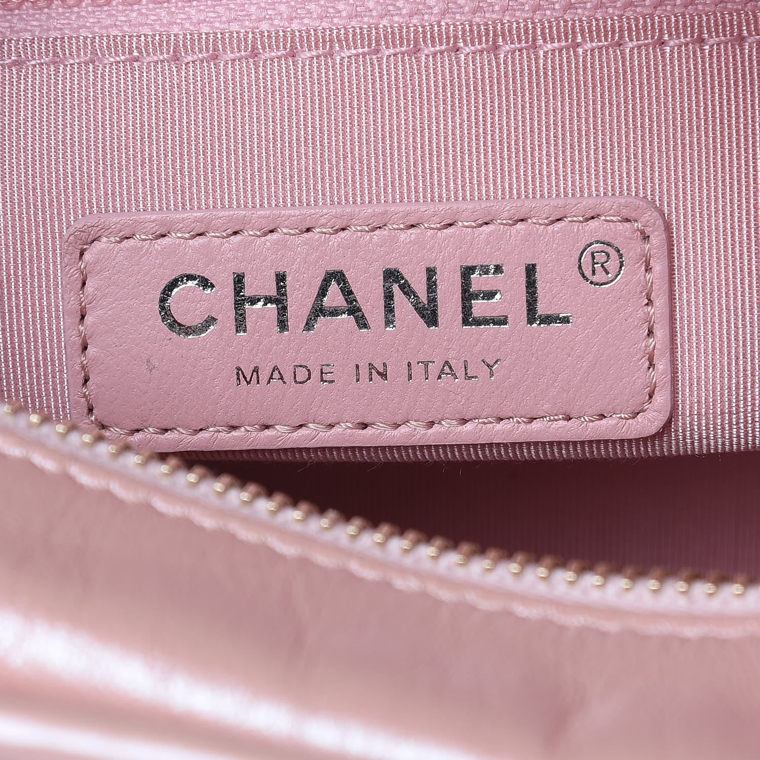 Chanel Iridescent Aged Calfskin Quilted Small Gabrielle Hobo Light Pink 6 of 10