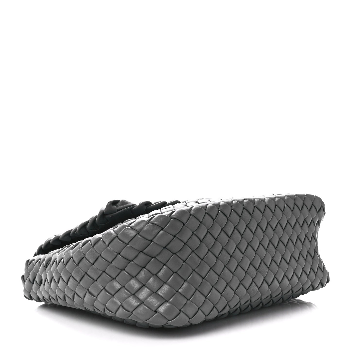 Nappa Intrecciato Small Cobble Shoulder Bag Thunder