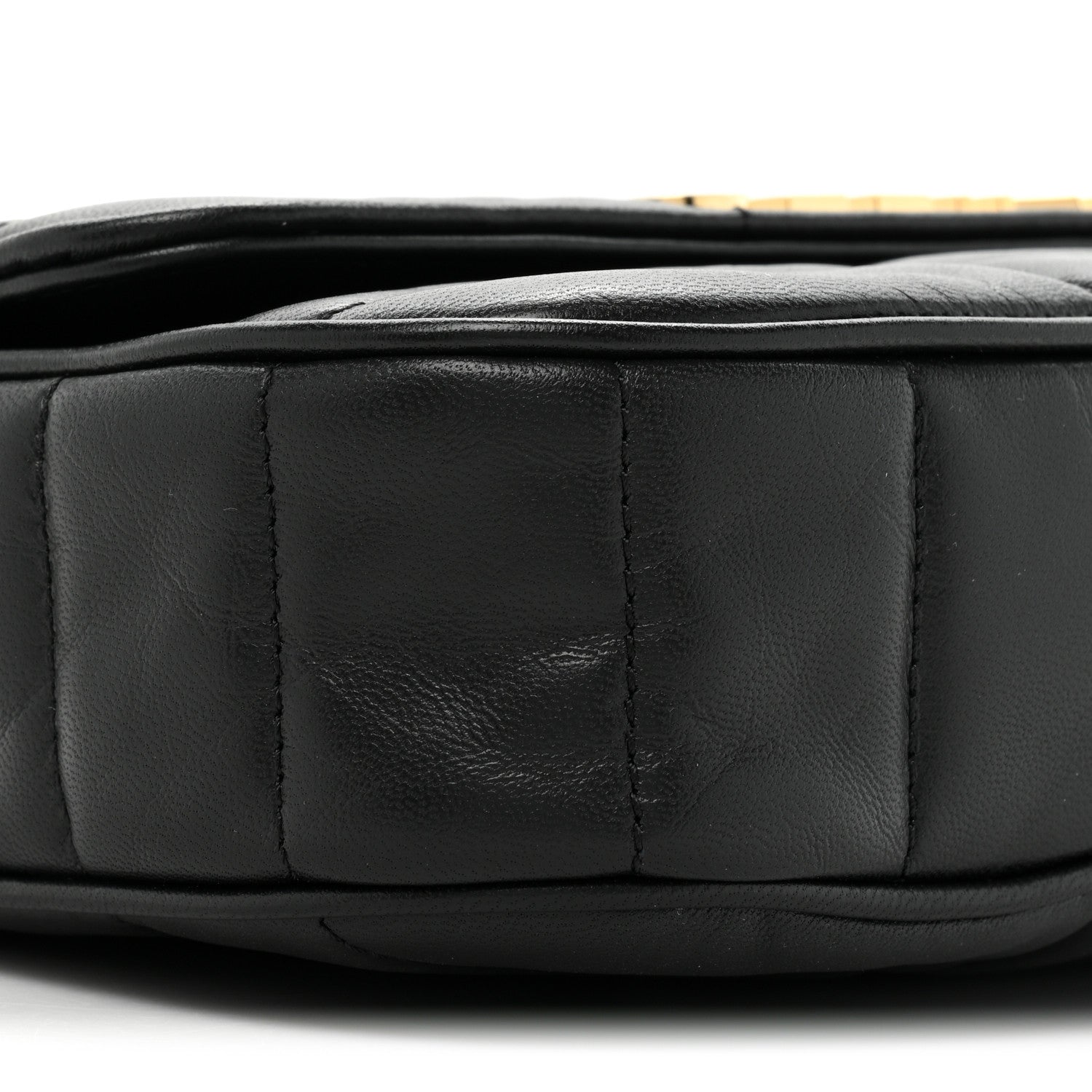 Celine Goatskin Matelasse Chain Shoulder Bag Black 8 of 8