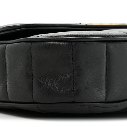 Celine Goatskin Matelasse Chain Shoulder Bag Black 8 of 8