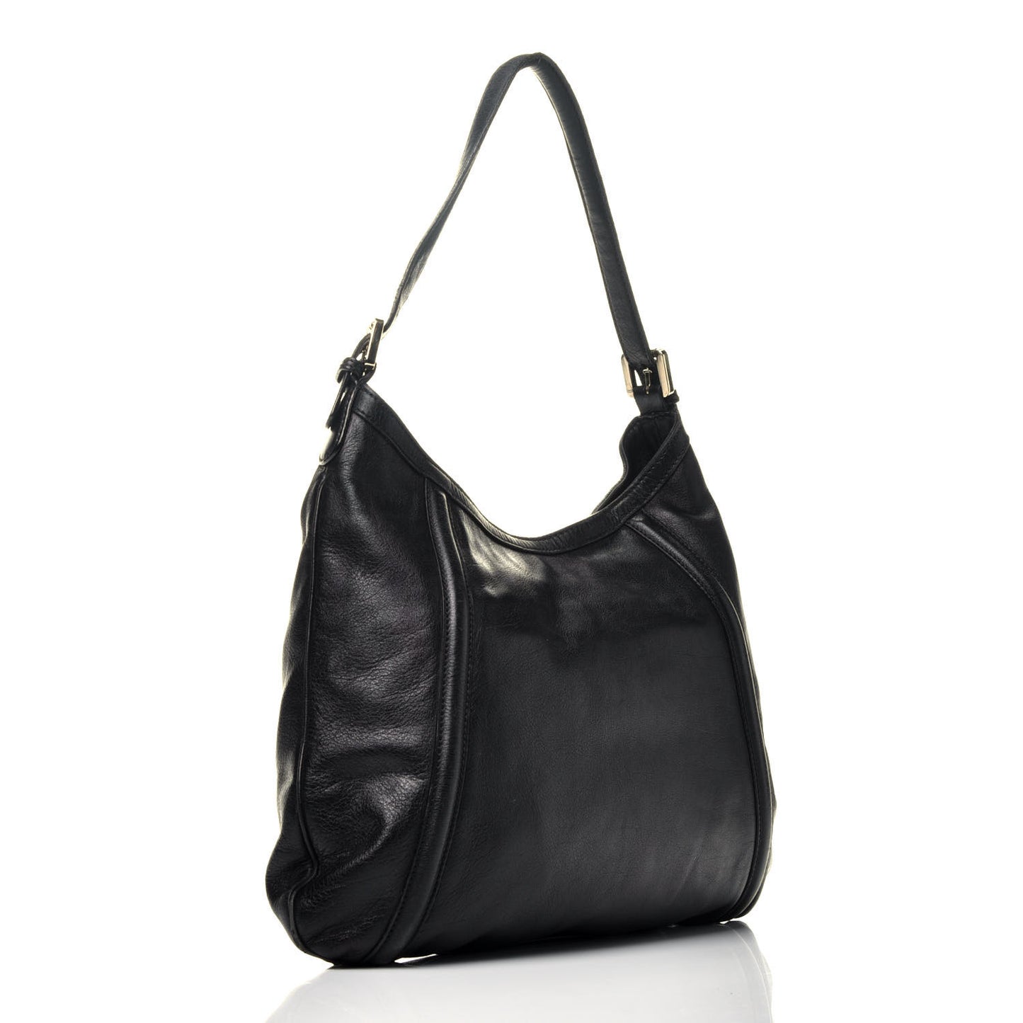 Calfskin Medium Britt Hobo Black