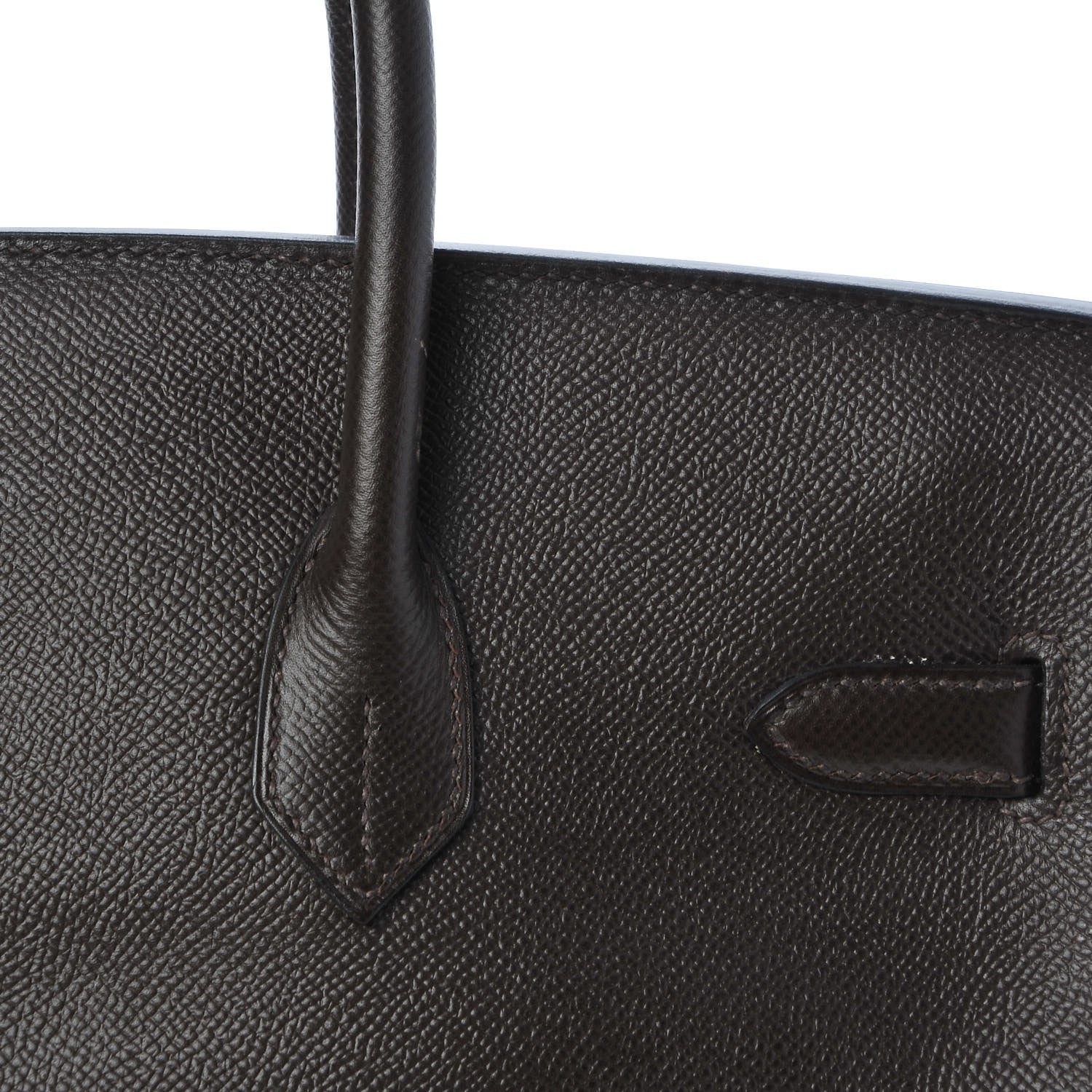 Hermes Courchevel Birkin 35 Chocolate 29 of 33