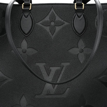 Louis Vuitton Empreinte Monogram Giant Onthego GM Black 7 of 9