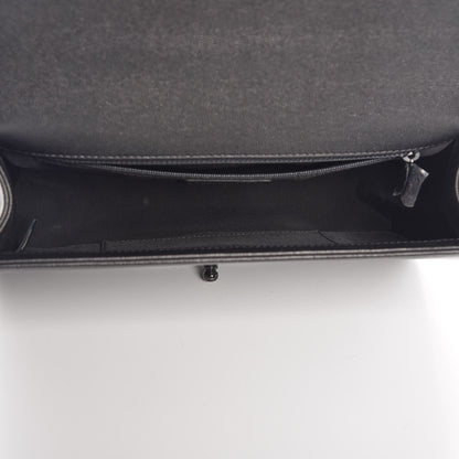 Chanel Caviar Quilted New Medium Boy Flap So Black 6 of 9