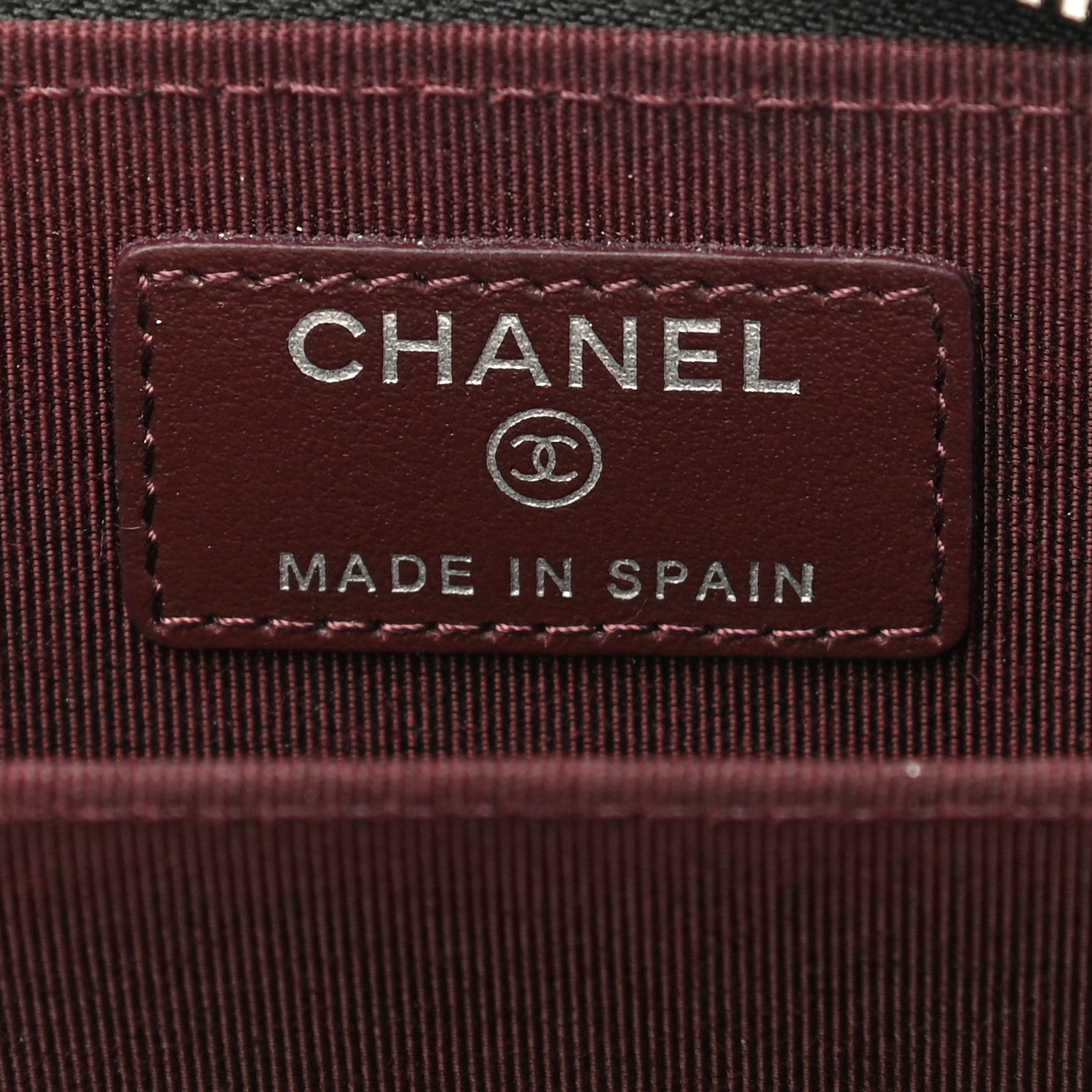 Chanel Caviar Quilted Zip Coin Purse Black 6 of 14