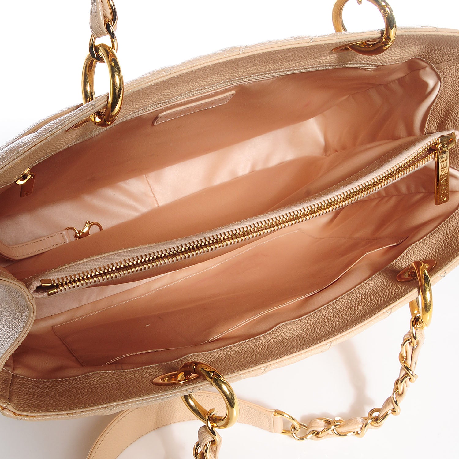 Chanel Caviar Grand Shopping Tote GST Beige Clair 6 of 8