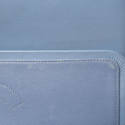 Chanel Patent Quilted Maxi Double Flap Light Blue 8 of 14