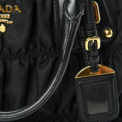 Prada Tessuto Nylon Gaufre Tote Black 14 of 15