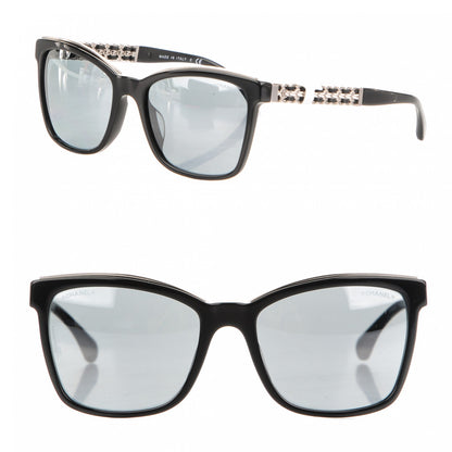 Chanel Square Chain Sunglasses 5360-Q-A Black 1 of 5