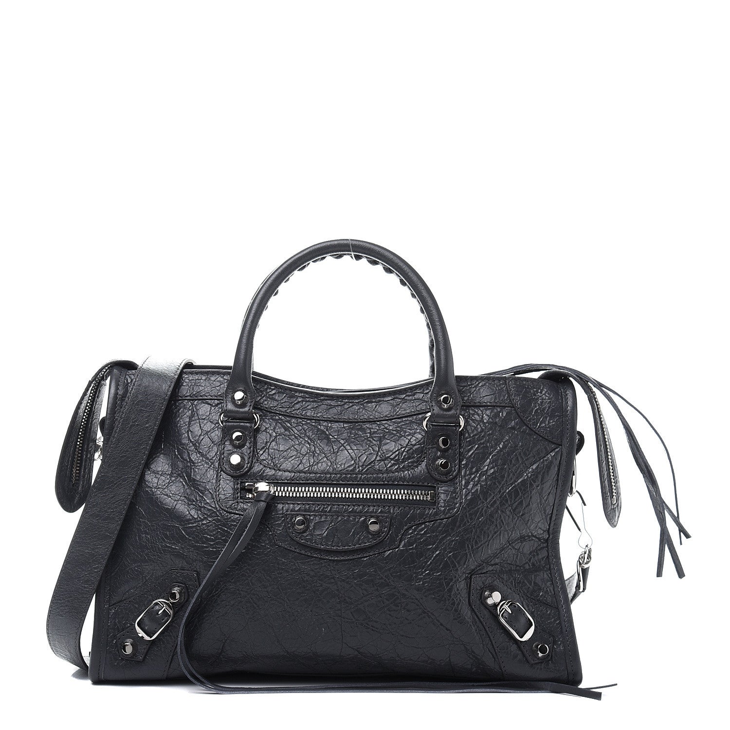 Balenciaga Agneau Classic Silver Hardware S City Gris Fossile 1 of 10