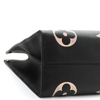 Louis Vuitton Empreinte Monogram Giant Onthego GM Black Beige 8 of 10