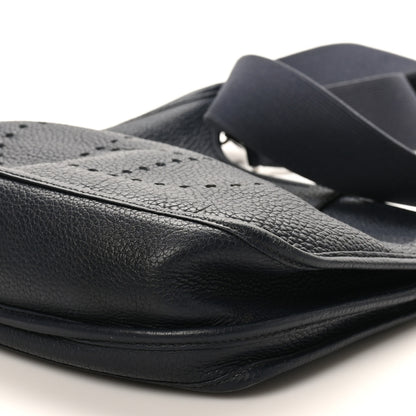 Hermes Taurillon Clemence Evelyne III PM Bleu Nuit 19 of 19