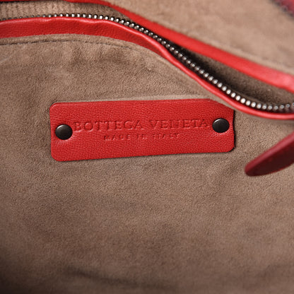 Bottega Veneta Nappa Intrecciato Nodini Crossbody Messenger Red 6 of 10