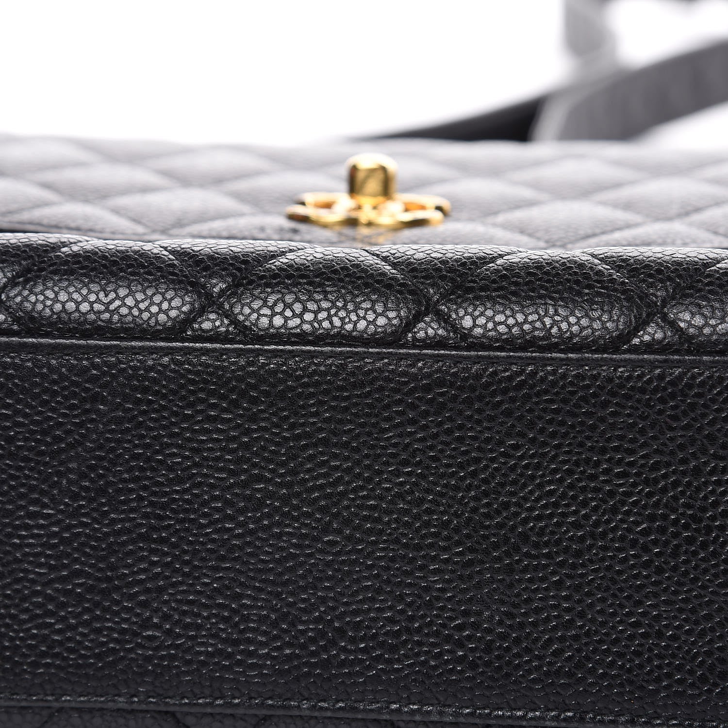 Chanel Caviar Quilted Flap Shoulder Bag Black 14 of 15