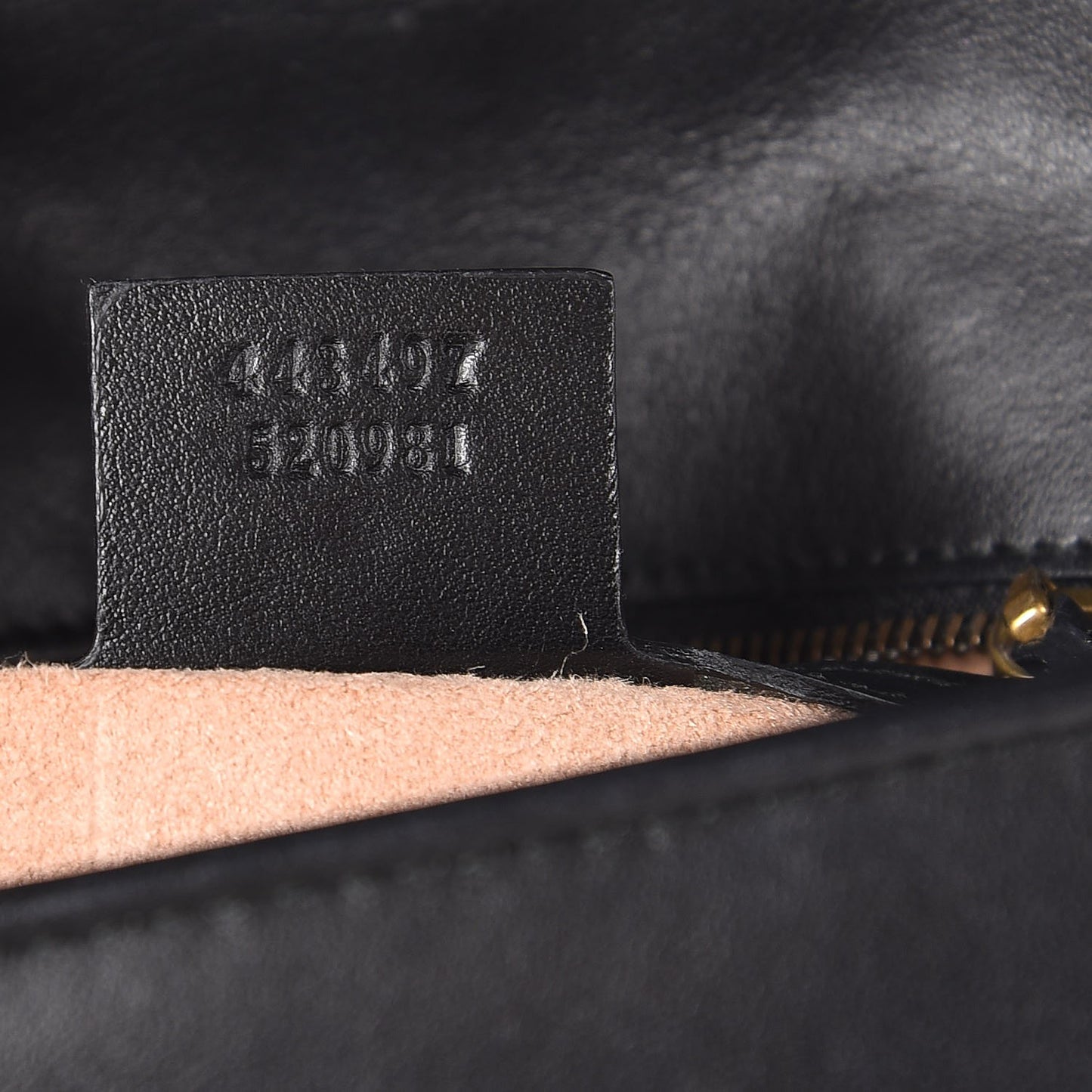 Calfskin Matelasse Small GG Marmont Shoulder Bag Black