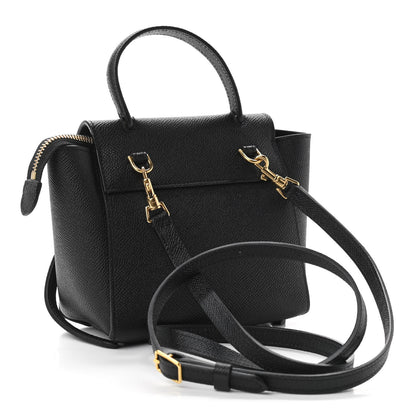 Celine Grained Calfskin Pico Belt Bag Black 2 of 9
