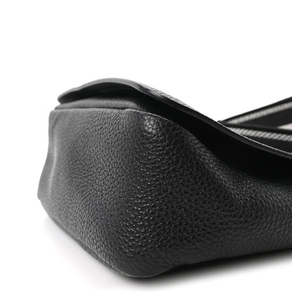 Prada Vitello Daino Soft Flap Crossbody Black 10 of 10