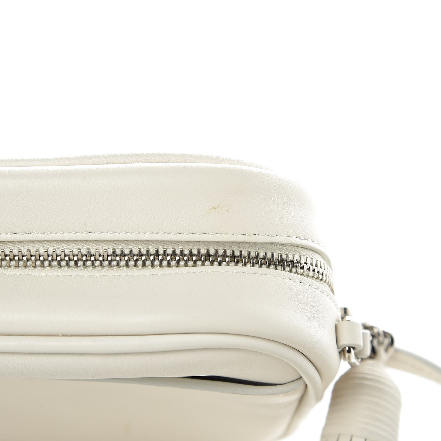 Nappa Monogram Blogger Bag Icy White