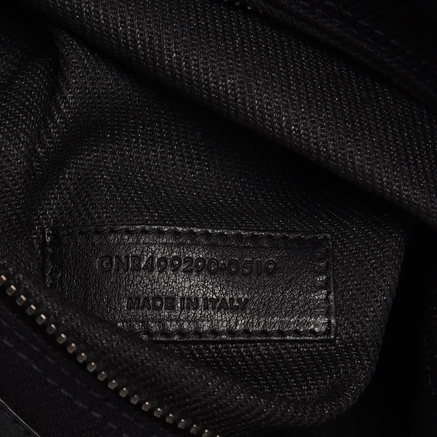 Saint Laurent Linen Calfskin Rive Gauche Tote Black 9 of 10