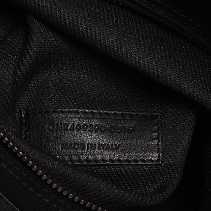 Saint Laurent Linen Calfskin Rive Gauche Tote Black 9 of 10