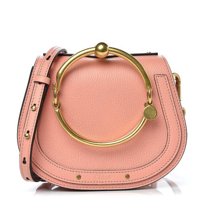 Chloe Calfskin Suede Small Nile Bracelet Bag Ideal Blush 1 of 9