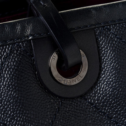 Chanel Grained Calfskin Large Shopping Fever Tote Black 9 of 13