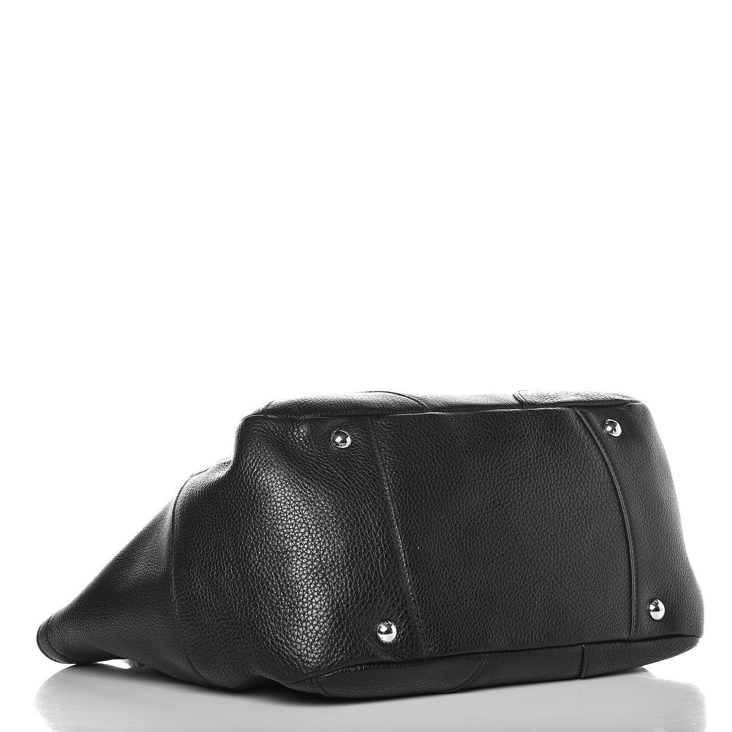 Vitello Daino Tote Nero Black