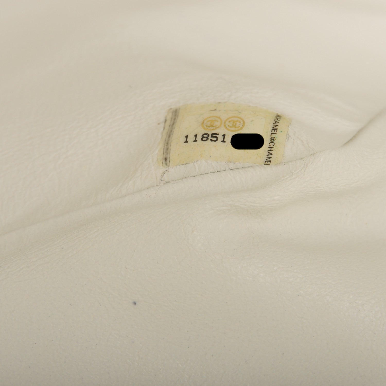 Chanel Caviar Quilted Jumbo Single Flap White 6 of 7