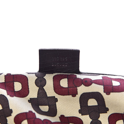 Gucci Monogram Medium Jolicoeur Tote Dark Brown 7 of 13