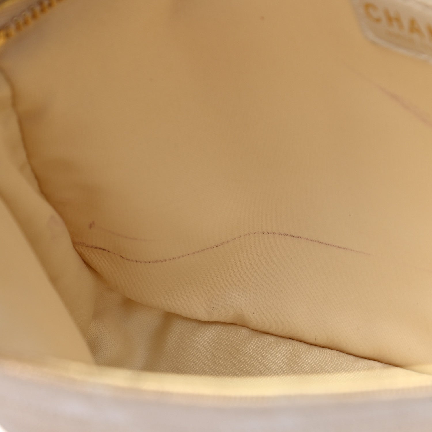 Chanel Nylon Travel Pouch Beige 8 of 8