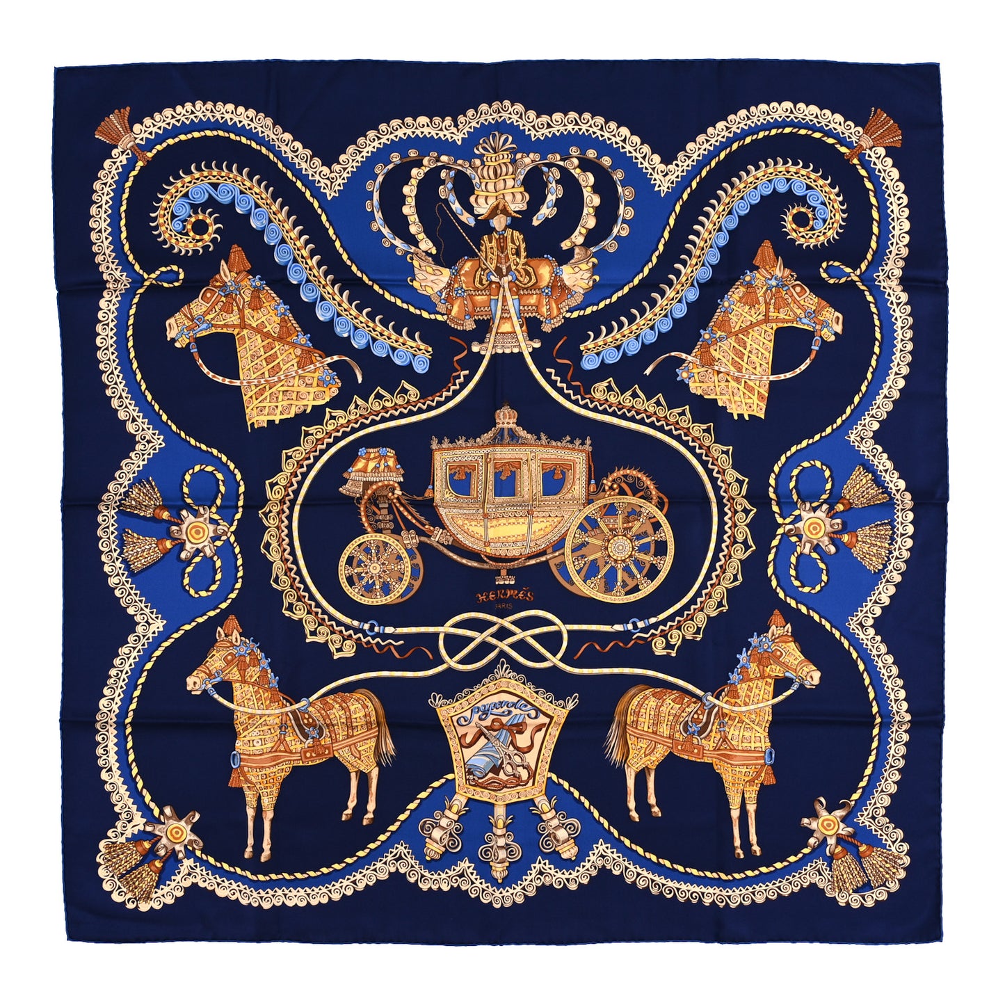 Silk Paperoles Scarf 90
