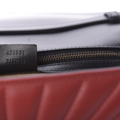 Gucci Calfskin Bamboo Trapuntata Queen Margaret Top Handle Bag Blue Agata Hibiscus Red Mystic White Sugar Pink 7 of 10