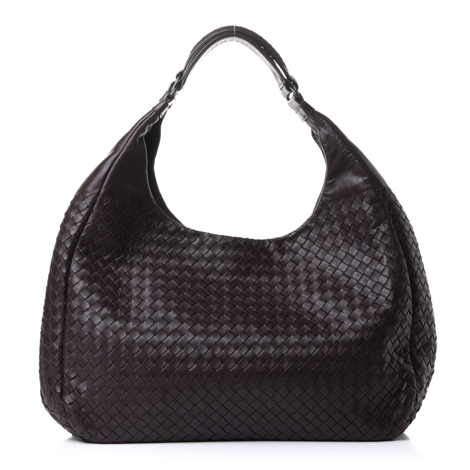 Bottega Veneta Nappa Intrecciato Large Campana Ebano 1 of 13