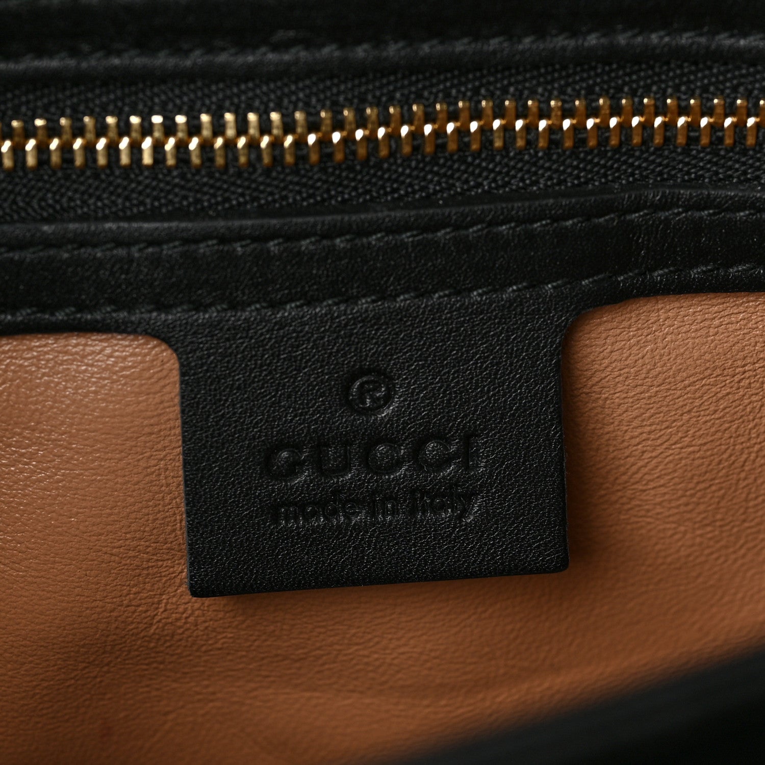 Gucci Snakeskin Medium Arli Flap Shoulder Bag Cognac Black 5 of 6