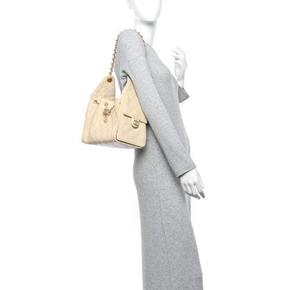 Chanel Caviar Quilted Small Chanel 25 Handbag Light Beige 2 of 11