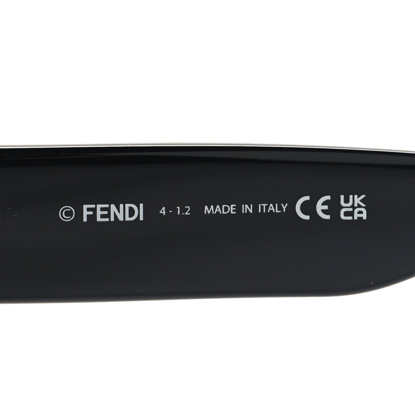 Acetate Fendi Butterfly Sunglasses FE40017I Black